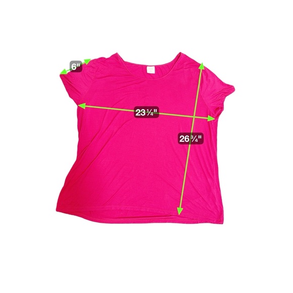 Soma Bright Pink Short Sleeve Basic Tee Size XXL - Picture 6 of 6